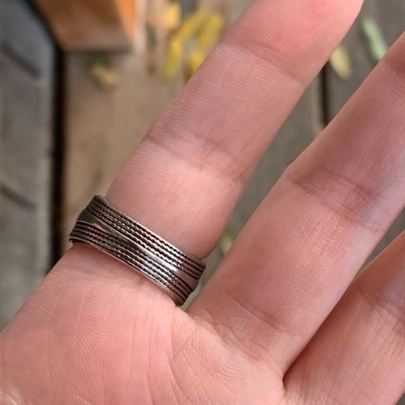 STERLING SILVER SIMPLE BOHO RING - Picture 6 of 8